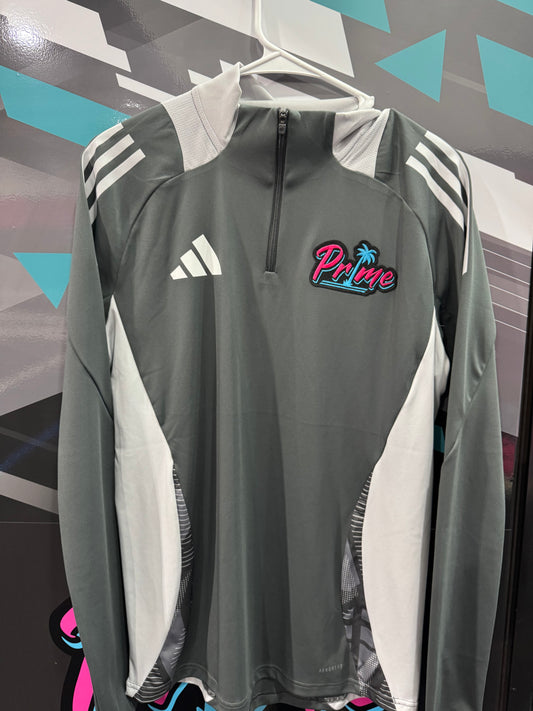 Grey Quarter Zip Adidas